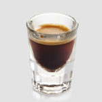 带咖啡因的浓缩咖啡的摄影