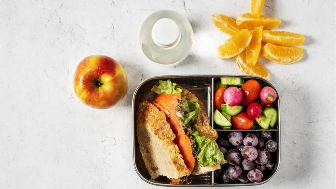 儿童健康午餐餐取代加工食品的饮食