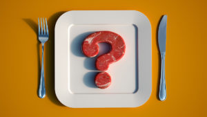 肉的形状一个问号代表食品中抗生素